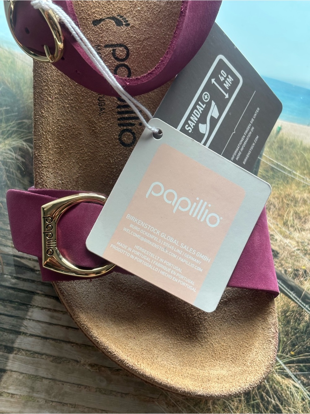 Birkenstock 💅🌴 Papillio Soley Ring Buckle Wedge Pink Ankle Strap 36 37 38 39 40 - Picture 6 of 14